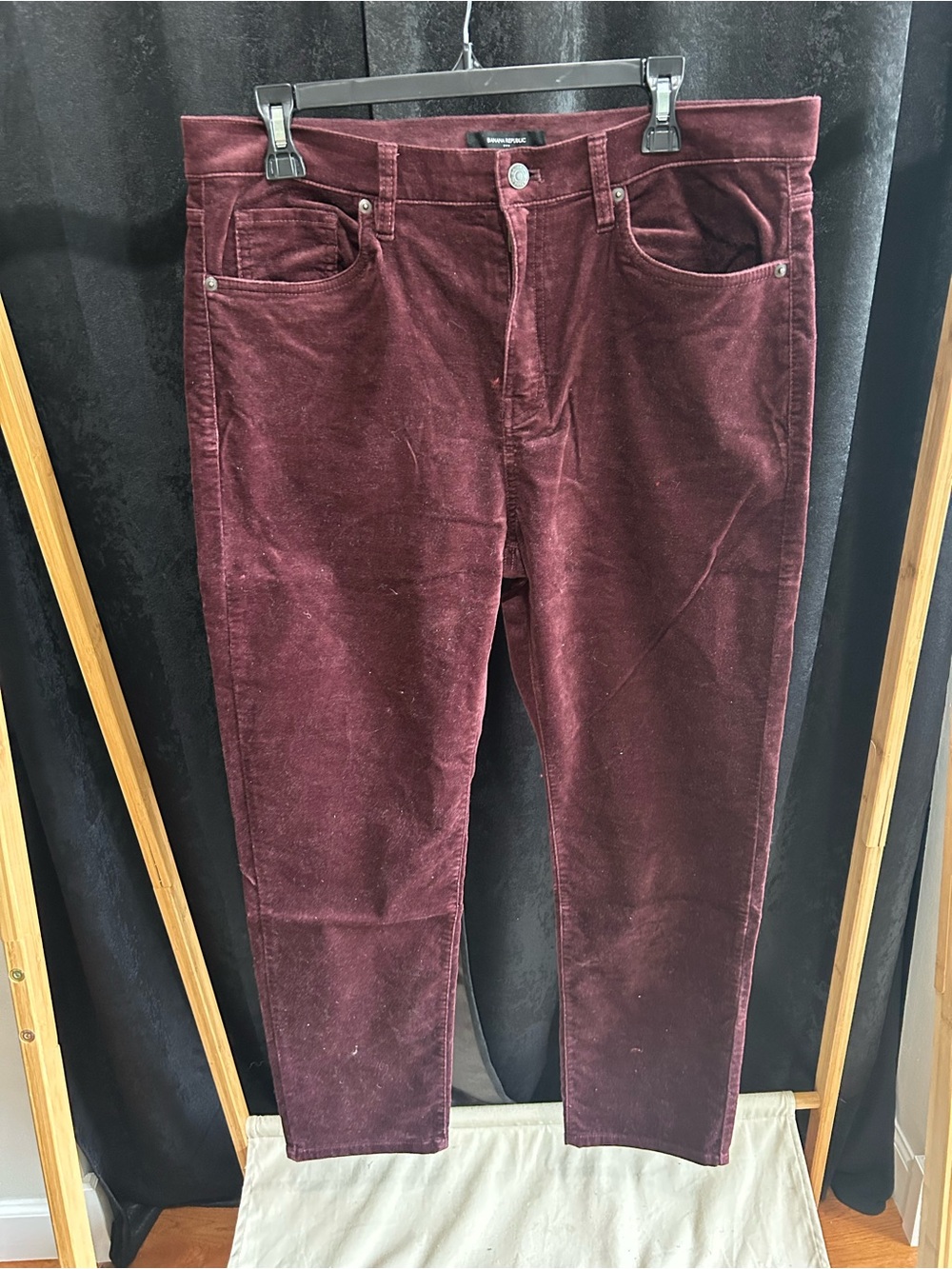 Banana Republic Women's Wine Corduroy Pants